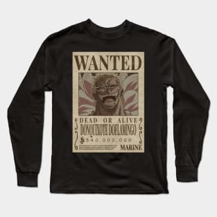 Doflamingo Wanted Long Sleeve T-Shirt